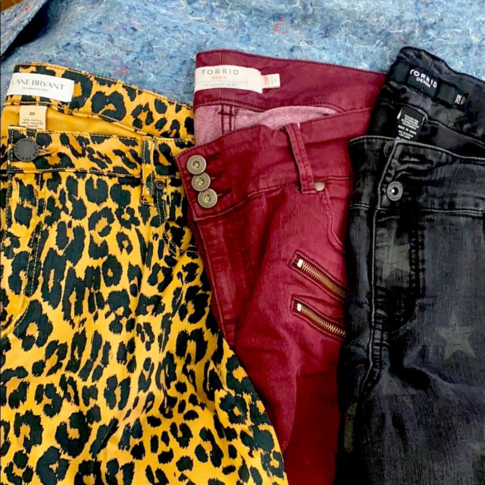 Size 20 skinny jeans torrid/lane Bryant
